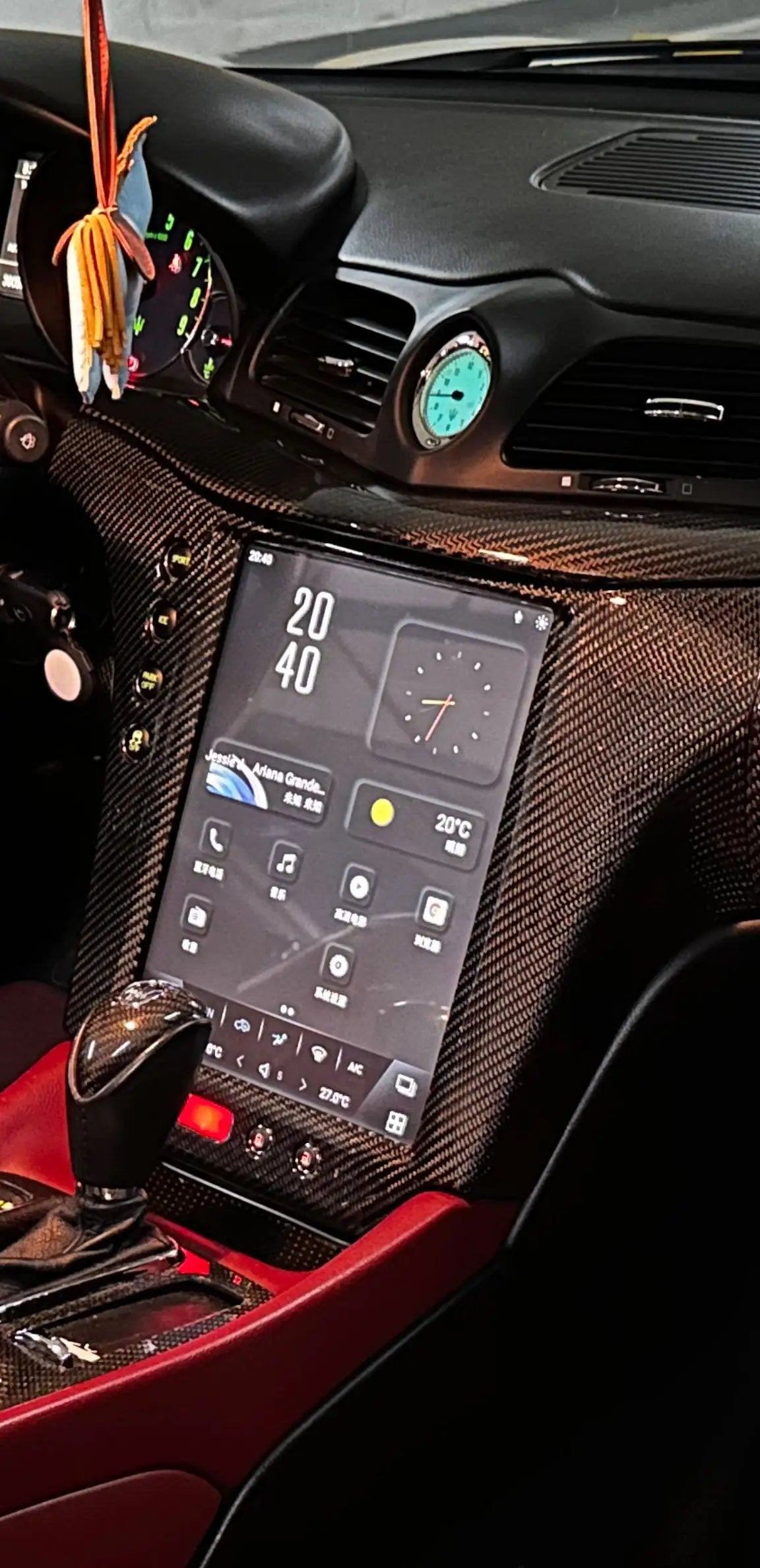 Maserati Android Screen Tesla Style Replacement for Maserati GT / GC