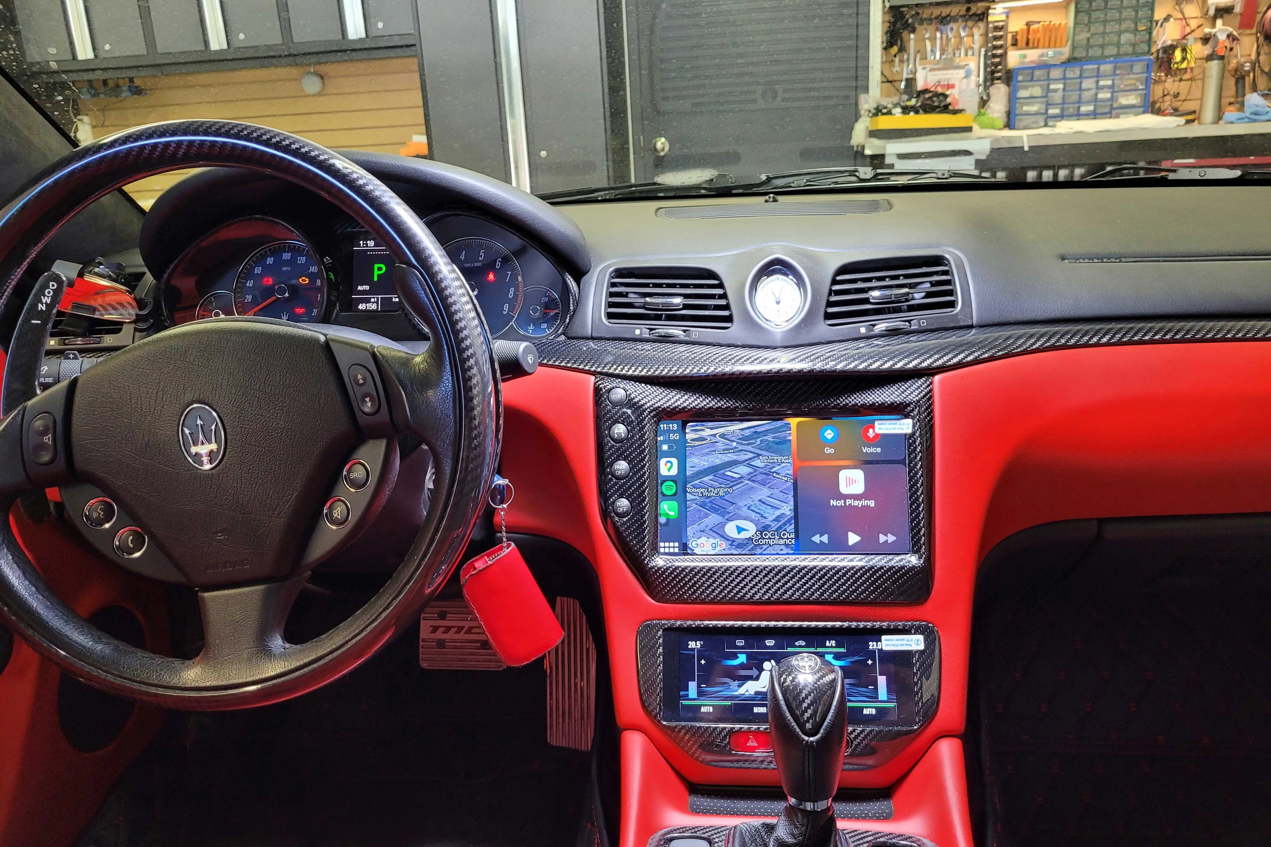 (2007-2017) Maserati Maserati Android Screen Replacement Version 3.1 for Maserati GT / GCGT / GC Android Screen Replacement Version 3.1 | GPS | WIFI | BT | A2DP | USB Multimedia