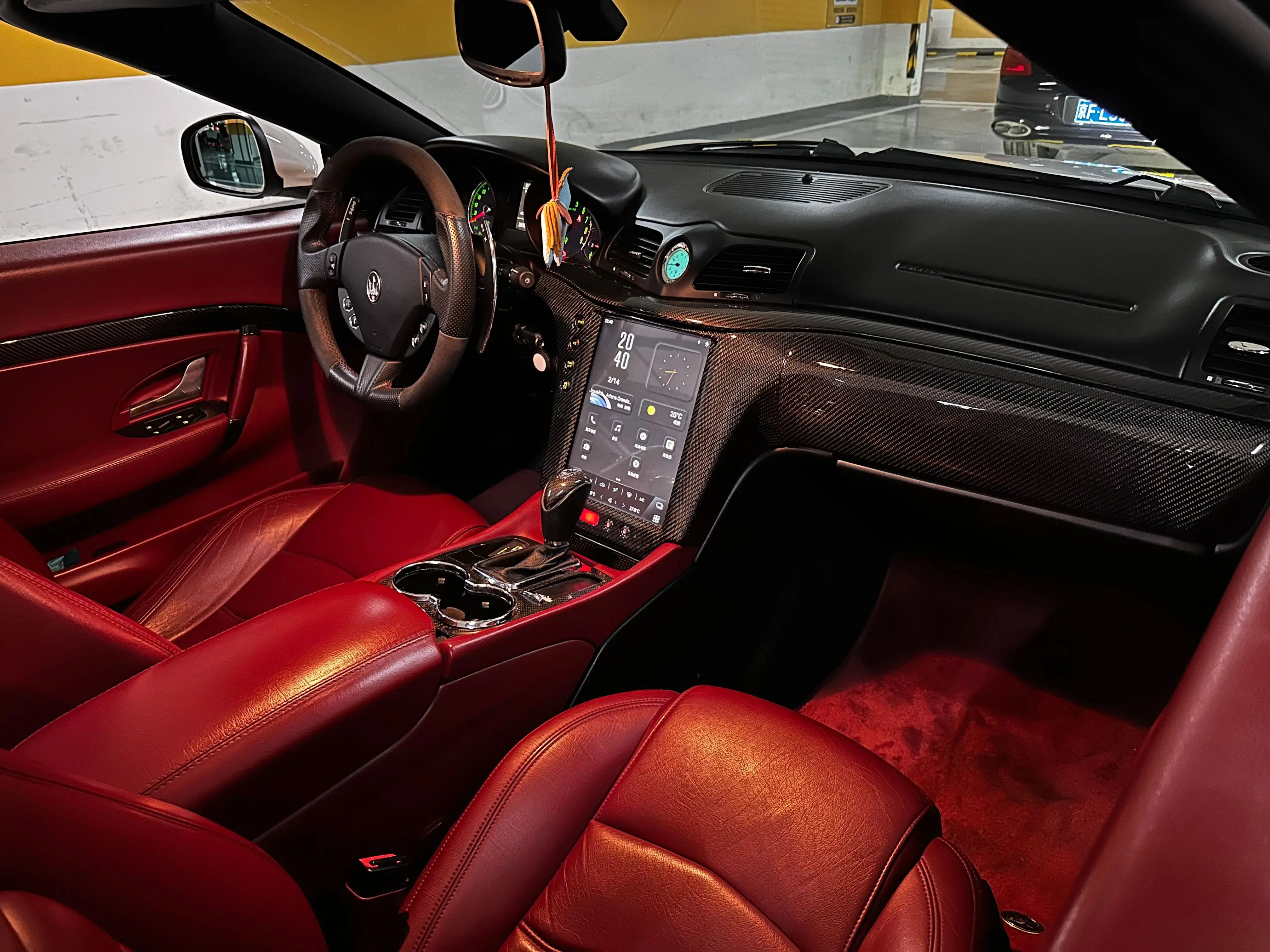 Maserati Android Screen Tesla Style Replacement for Maserati GT / GC