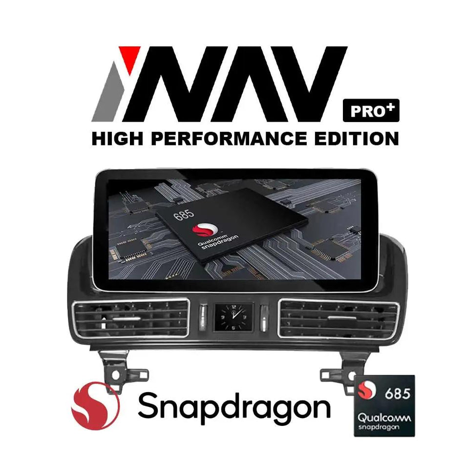 (PRO+) 2016 - 2019 Mercedes Benz GLE Class Original OEM FIT Replacement 12.3″ / 14.6" Mercedes Android Screen with OEM Fit Dash Vent Panel  | GPS | WIFI | BT | A2DP | USB MULTIMEDIA | Built-in Apple CarPlay Android Auto