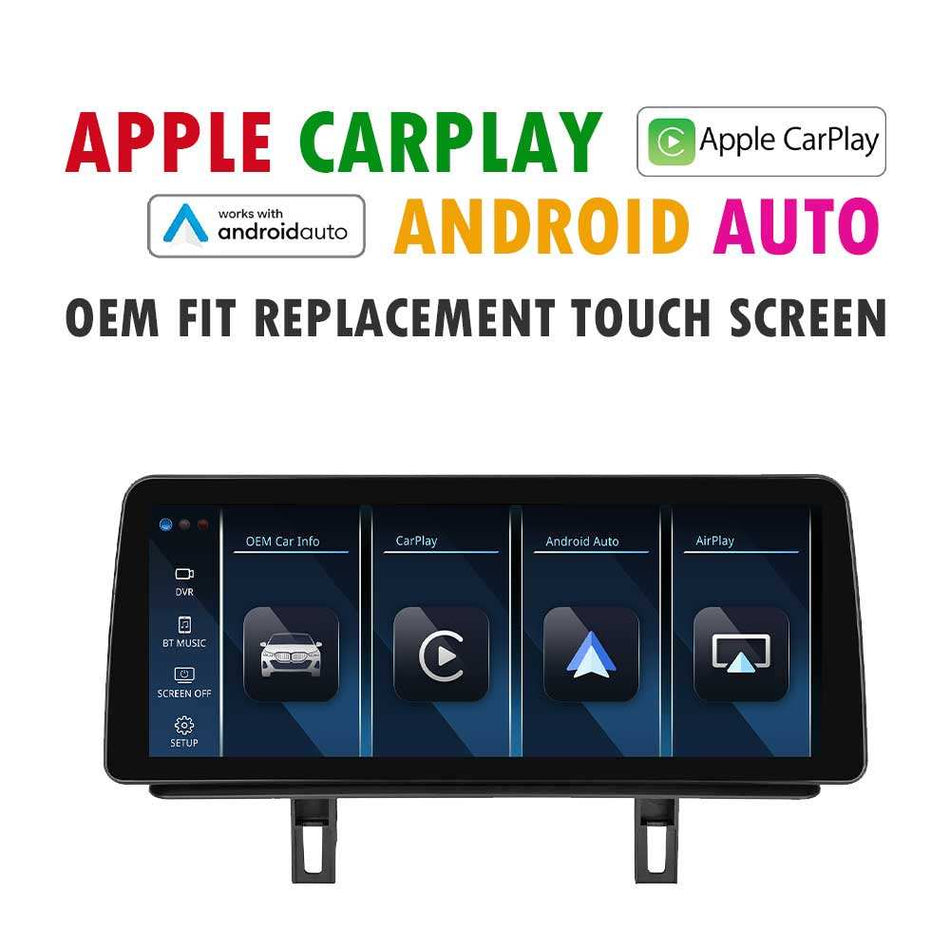 (PRO Lite) BMW Android Screen for 1 Series E81 E82 E87 E88 10.25″ / 12.3" BMW Screen | Built-in Apple CarPlay Android Auto | USB Multimedia System
