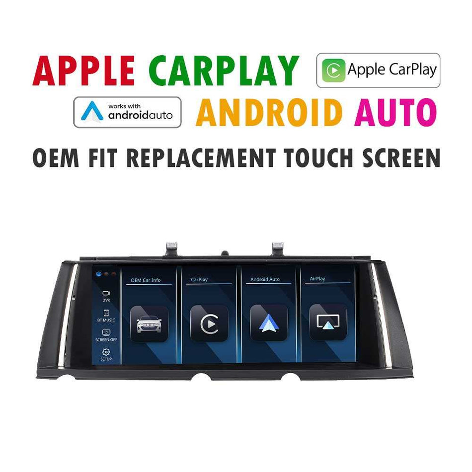(PRO Lite) 2009 - 2016 BMW 7 Series F01 F02 F03 F04 Replacement 10.25″ In Dash BMW Screen | Built-in Apple CarPlay Android Auto | USB Multimedia System