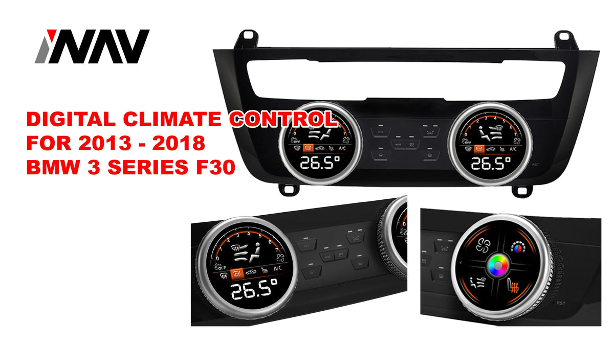 BMW 3 Series F30 NBT/EVO OEM FIT Digital Climate Control Panel