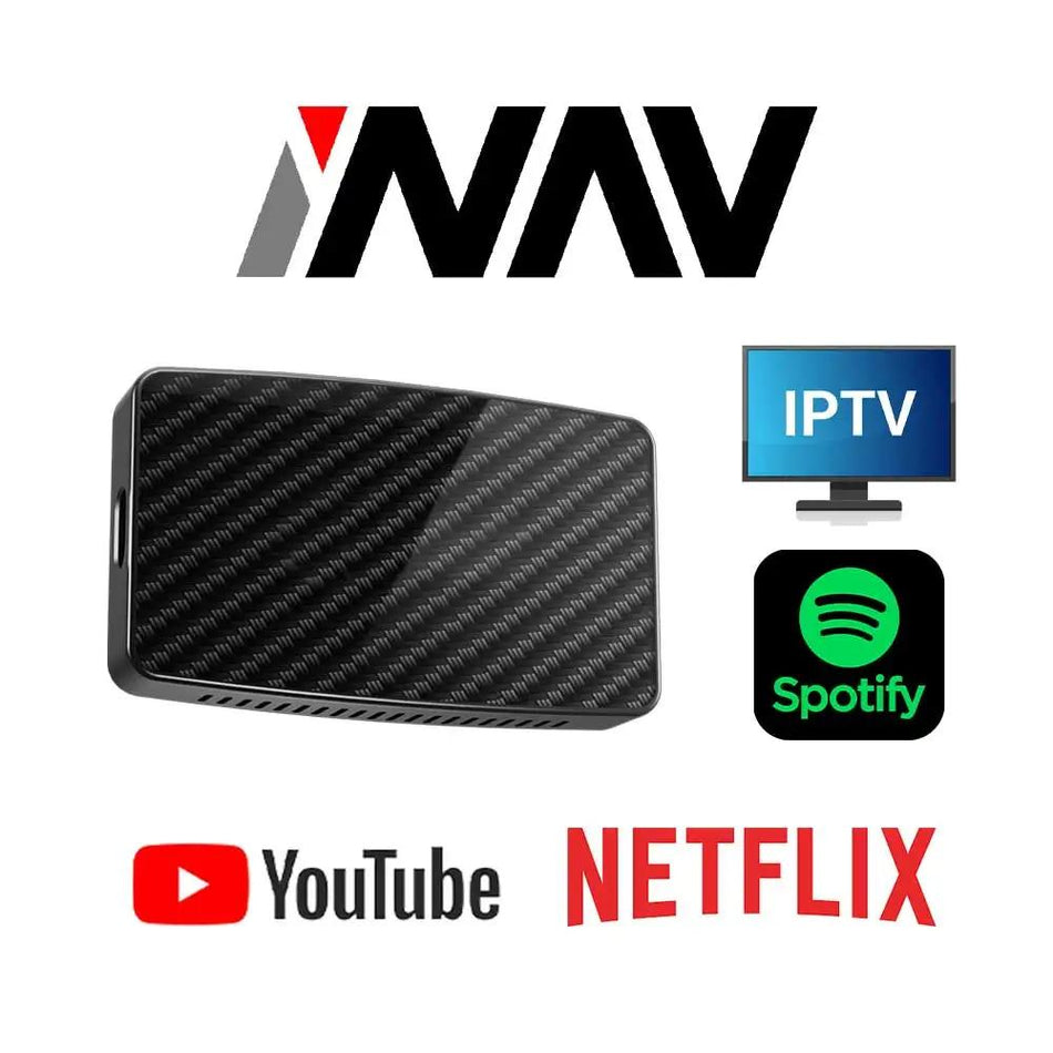 Play2Video Pro Wireless Apple CarPlay / Android Auto + YouTube Netflix IPTV Spotify YouTube Music (For Vehicle comes with Factory Wired Apple CarPlay) (CA400-S)