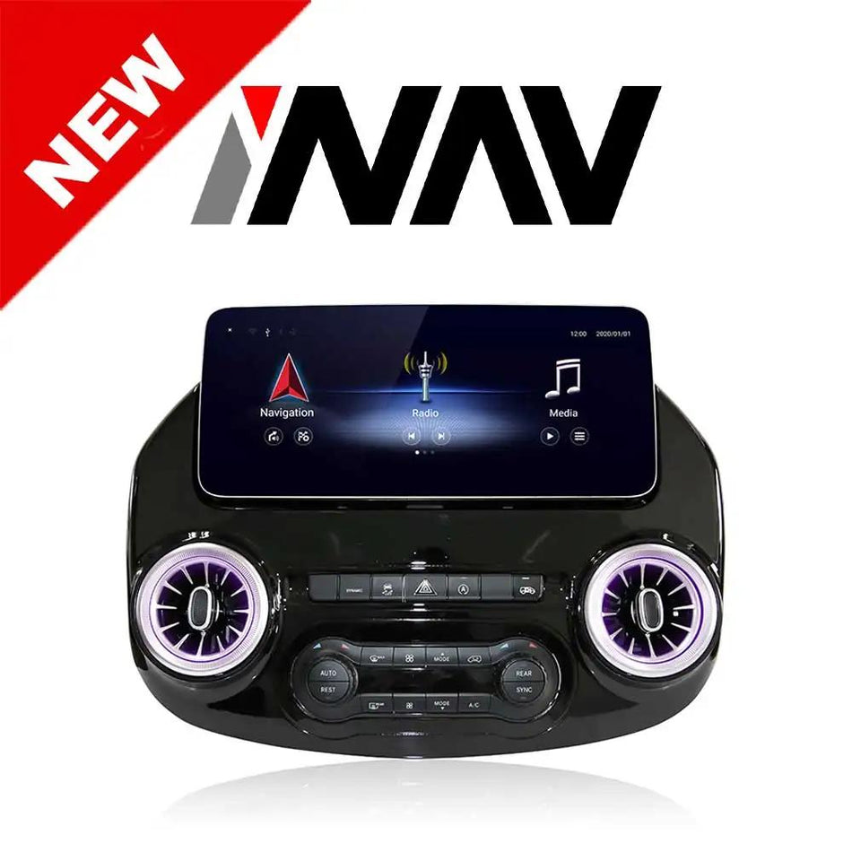 Mercedes Android Screen for Vito / Metris | Apple CarPlay Android Auto