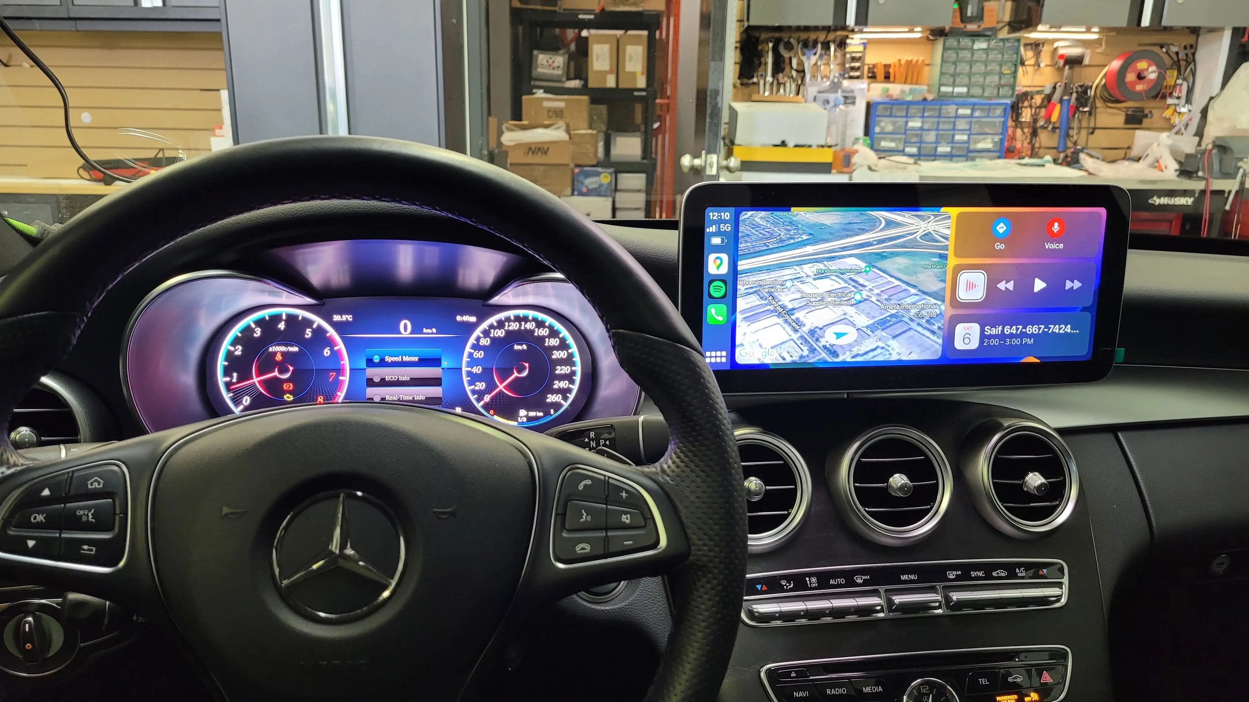 Mercedes Digital Cluster 2015 - 2018 Mercedes Benz C Class W205 Benz