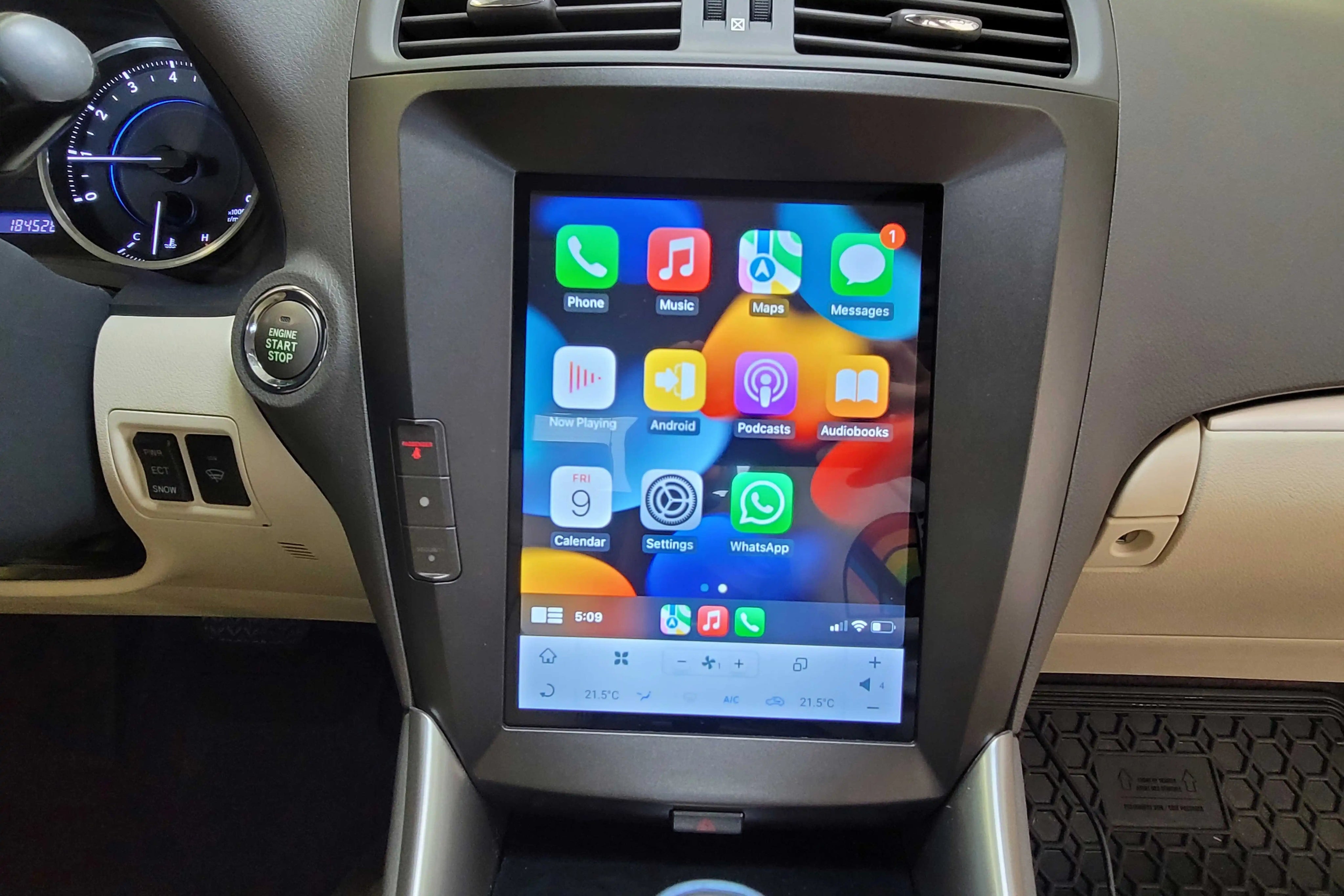 Lexus Android Screen Tesla Style Replacement (2006 - 2013) Lexus IS ...