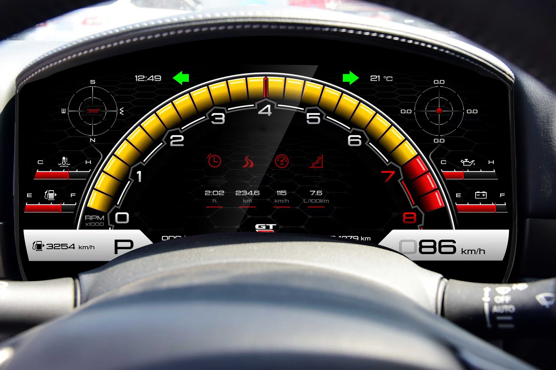 Raptor 700 Speedometer JXMOTONG Digital Speedometer For Sur