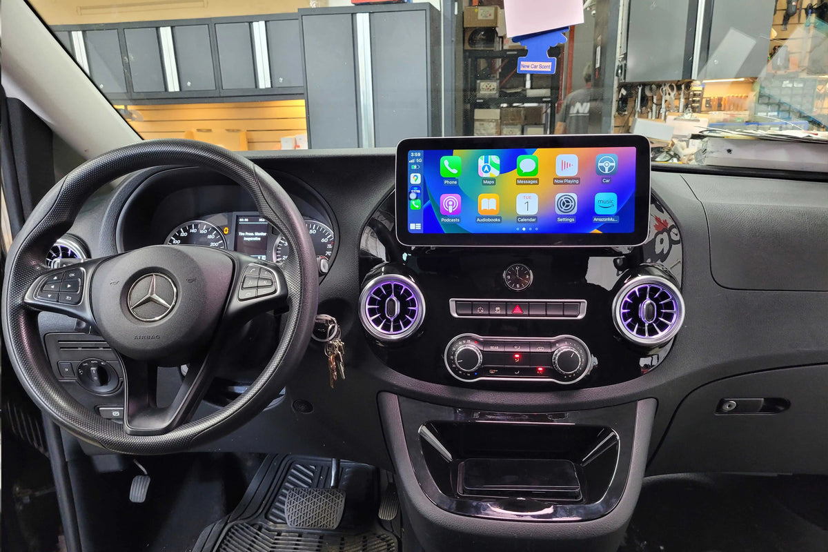 Mercedes Android Screen for Vito / Metris | Apple CarPlay Android Auto 