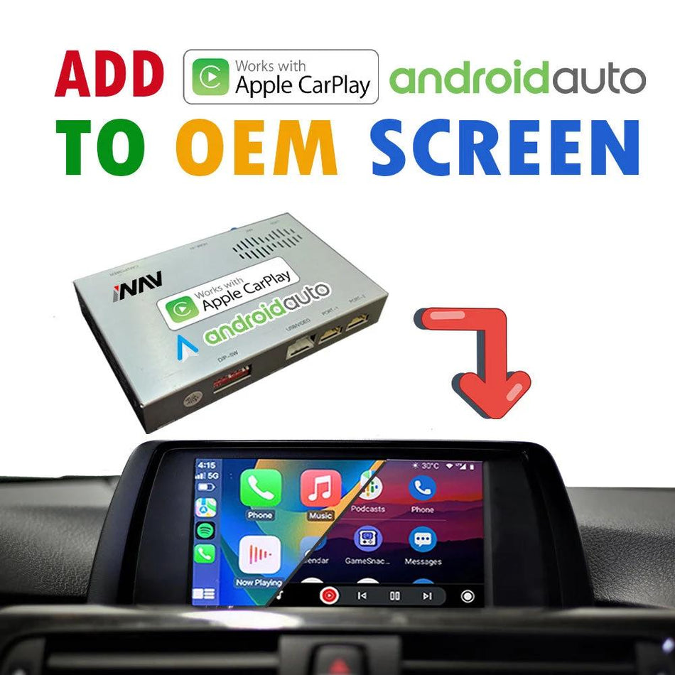 BMW CARPLAY ANDROID AUTO Video Interface compatible with IDRIVE system