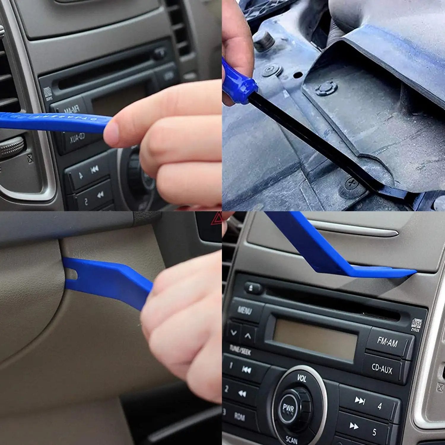 Car Off-Road Interior Door Handle Trim Panel Clip Light O Removal Tools - Foto 2