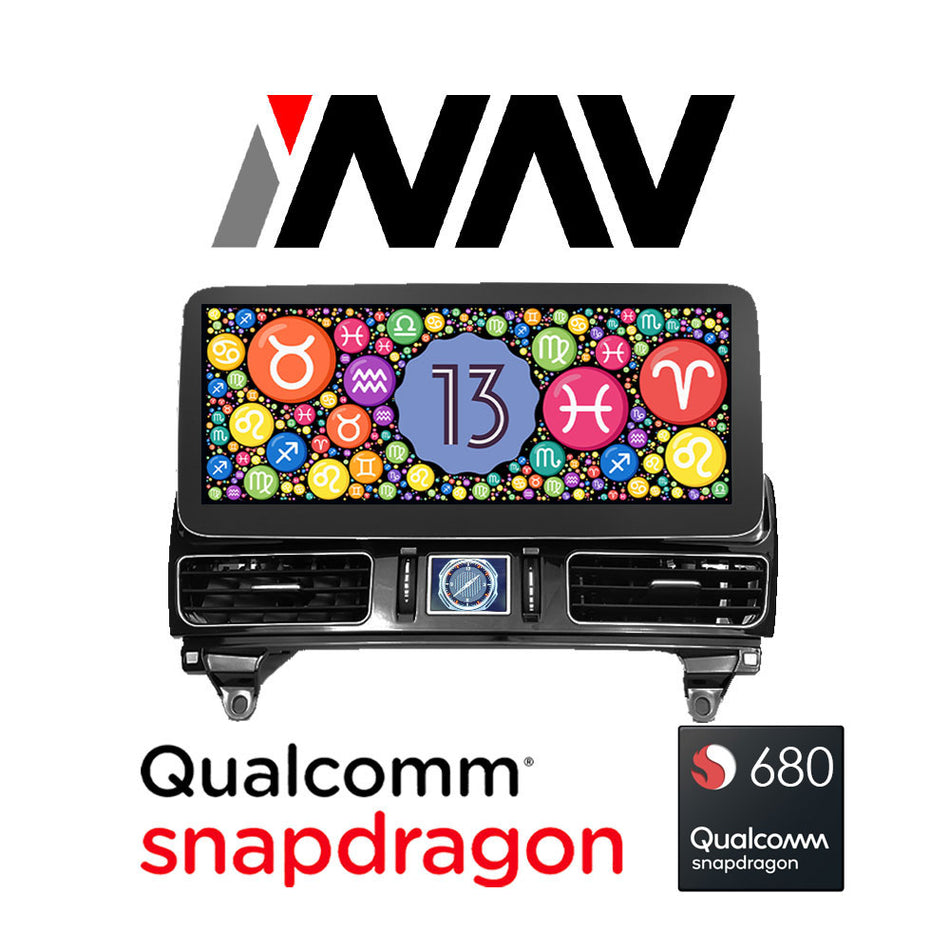 (PRO) 2012 - 2015 Mercedes Benz ML Class Original OEM FIT Replacement 12.3″ Mercedes Android Screen with OEM Fit Dash Vent Panel  | GPS | WIFI | BT | A2DP | USB MULTIMEDIA | Built-in Apple CarPlay Android Auto