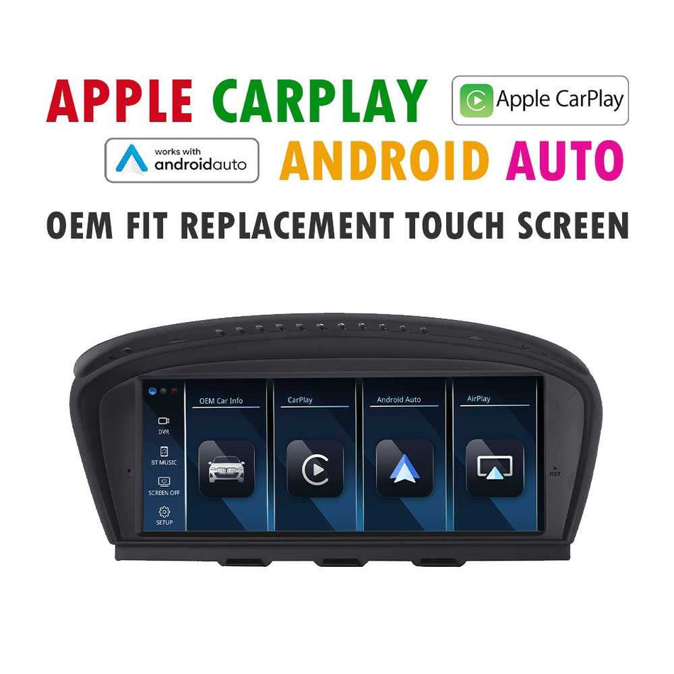 (PRO Lite) 2006 - 2011 BMW 3 Series E90 E91 E92 E93 Replacement 8.8″ In Dash BMW Screen | Built-in Apple CarPlay Android Auto | USB Multimedia Original CIC System