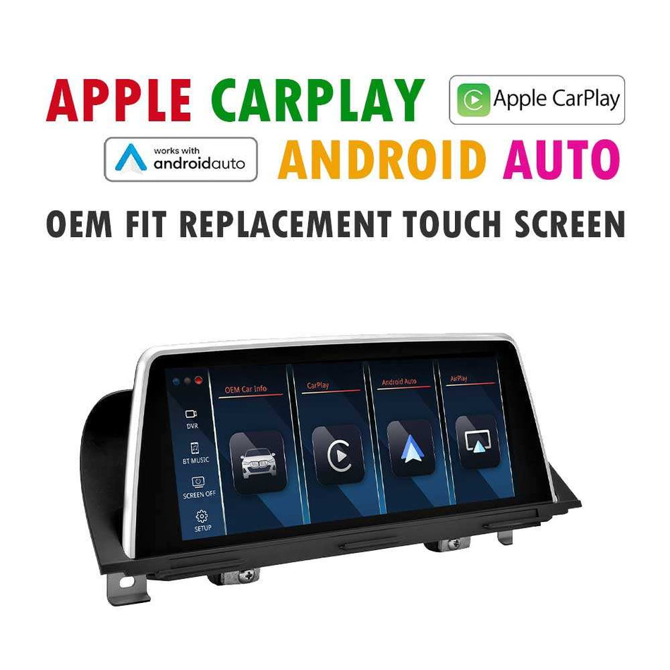 (PRO Lite) 2010 - 2016 BMW 5 Series F10 F11 Replacement 10.25″ / 12.3" Pop Out BMW Screen | Built-in Apple CarPlay Android Auto | USB Multimedia System