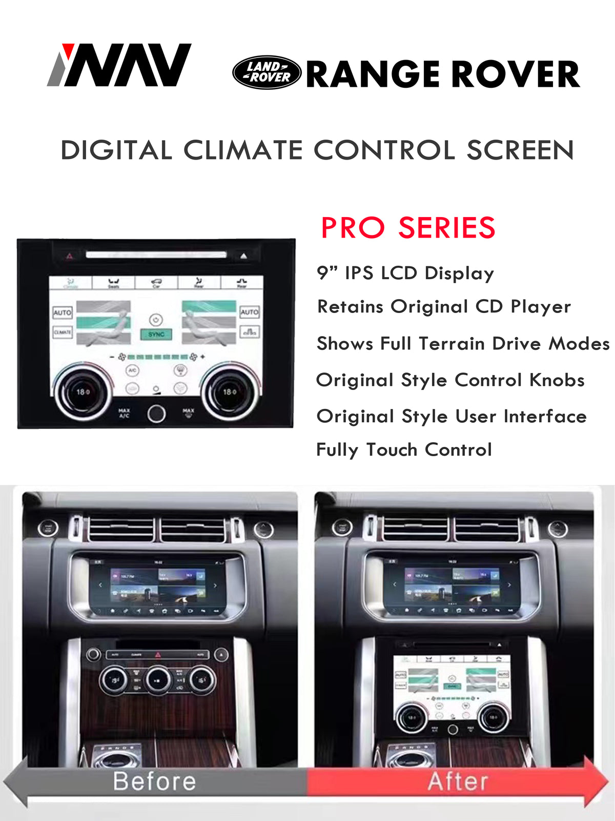 Vogue Digital Climate Control unit for (2013 - 2017) Range Rover Vogue ...