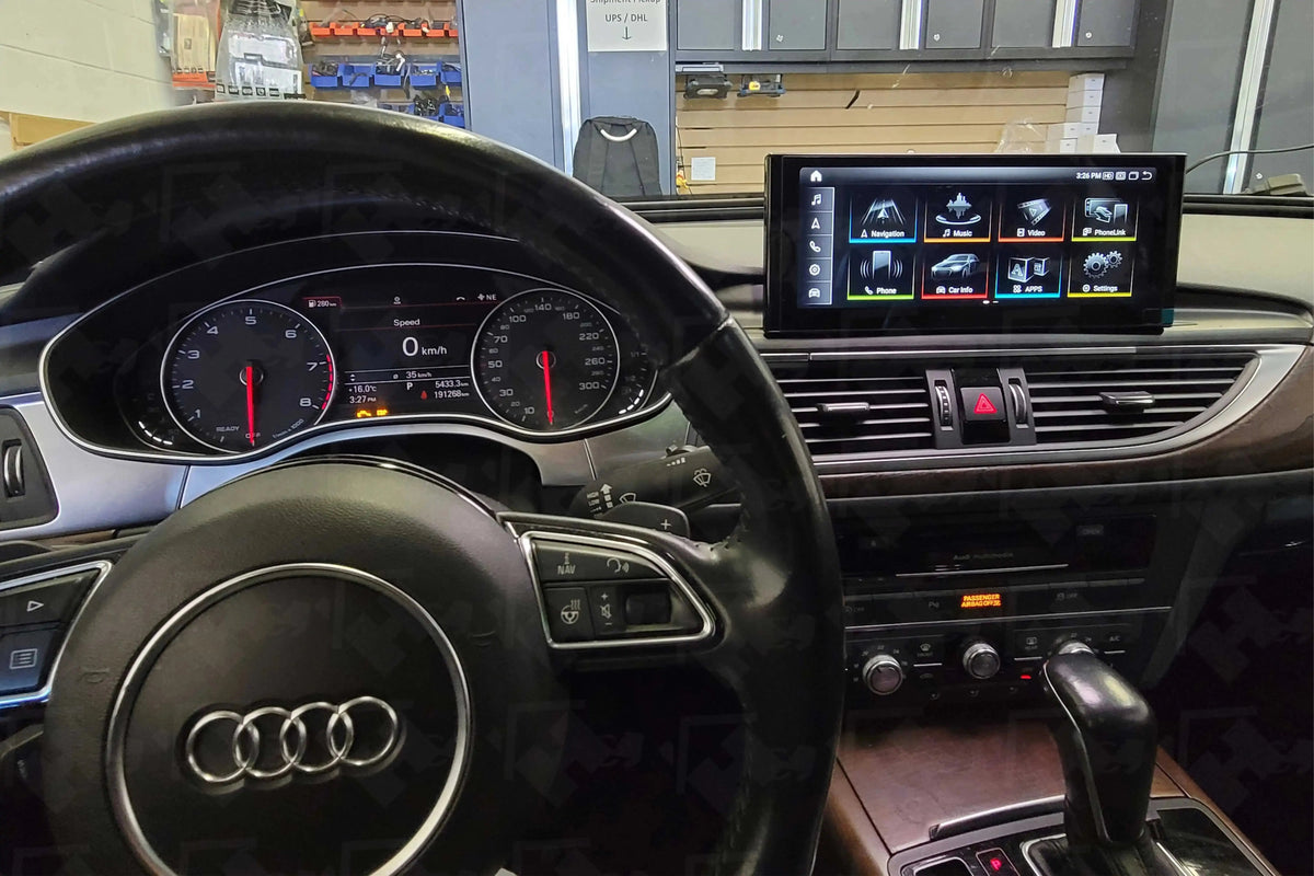 Audi Android Screen for A6 S6 RS6 A7 S7 RS7 | Apple CarPlay Android Auto 