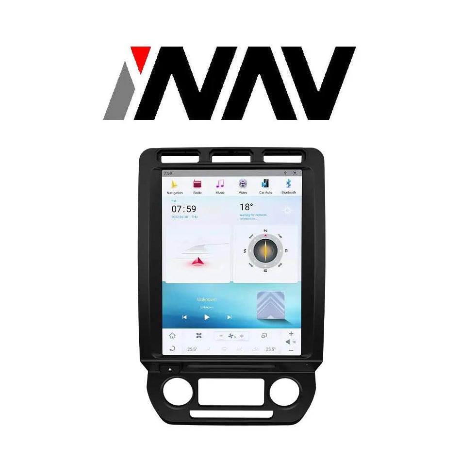(2015 - 2020) Ford F150 Tesla Style 12.1" Android Ford Android Screen Replacement | GPS | WIFI | BT | A2DP | USB Multimedia