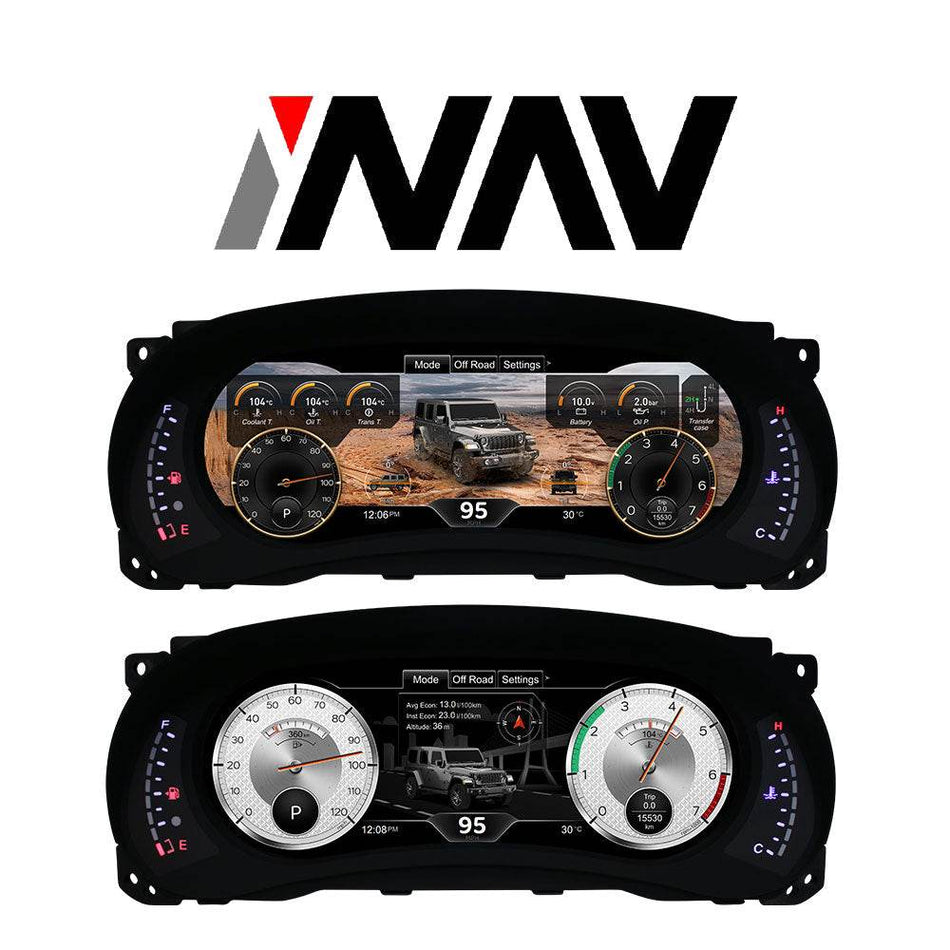 Jeep Wrangler JK / JL OEM FIT Digital Dashboard Gauge Cluster