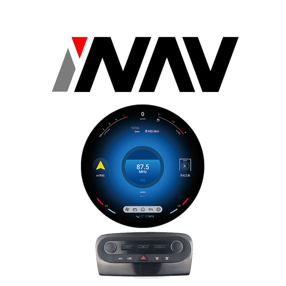 (2017 - 2020) MINI CLUBMAN F54 INAV Replacement Screen 11.8" Android | GPS | WIFI | BT | A2DP | USB Multimedia