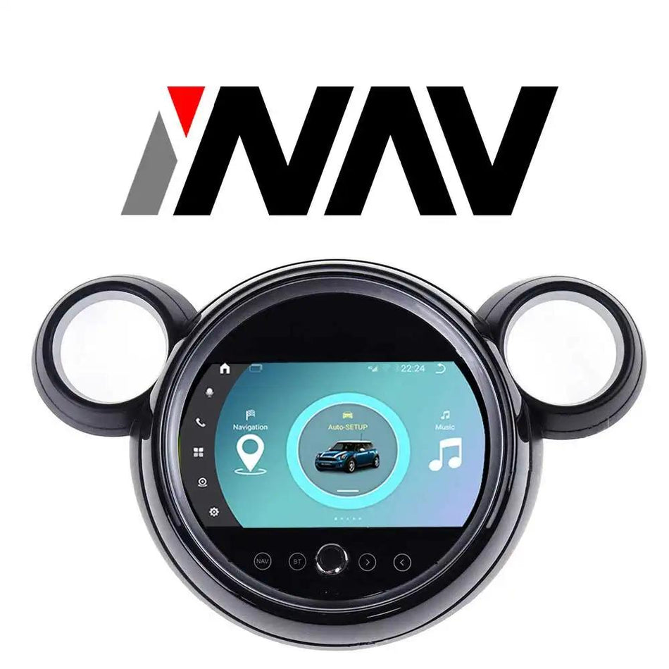 (2011 - 2016) MINI Cooper INAV Replacement Screen Android | GPS | WIFI | BT | A2DP | USB Multimedia
