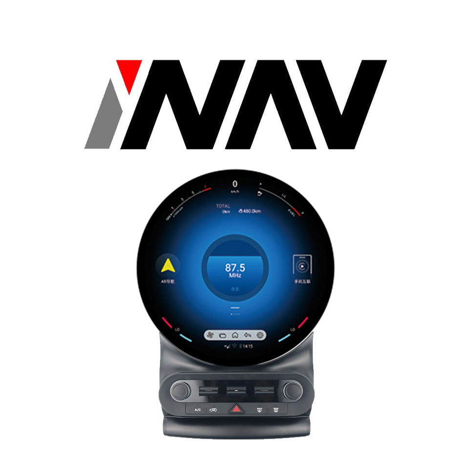 (2015 - 2020) MINI ONE F55 / F56 INAV Replacement Screen 11.8" Android for Mini Connected NBT / EVO | GPS | WIFI | BT | A2DP | USB Multimedia