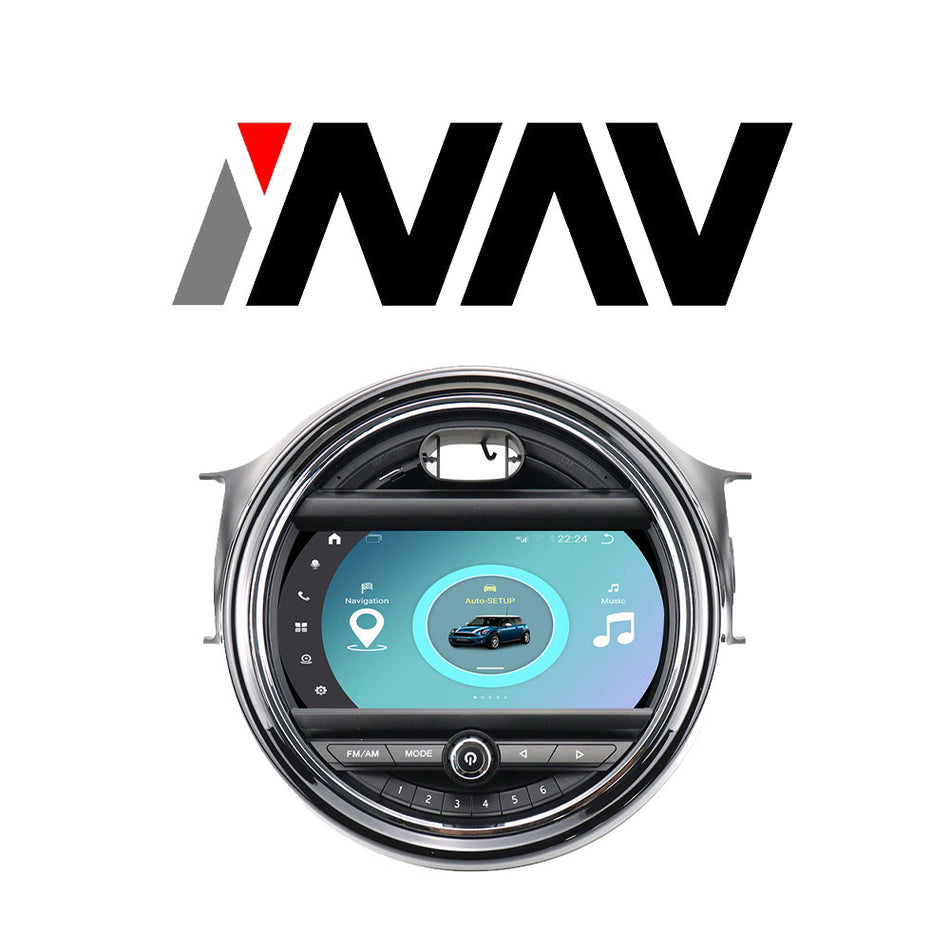 (2017 - 2020) MINI CLUBMAN F54 INAV Replacement Screen 9" Android | GPS | WIFI | BT | A2DP | USB Multimedia