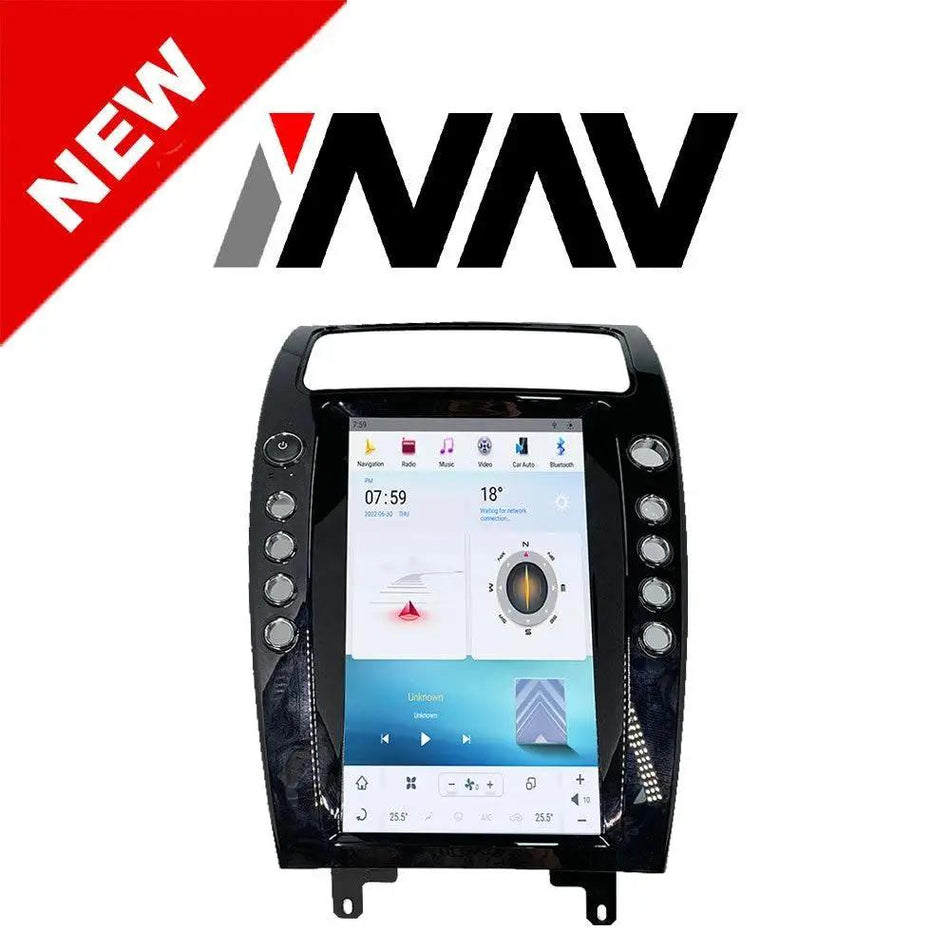 (2004 - 2017) MaseratiMaserati Android Screen Tesla Style Replacement Maserati Quattroporte Quattroporte Tesla Style Android | GPS | WIFI | BT | A2DP | USB Multimedia