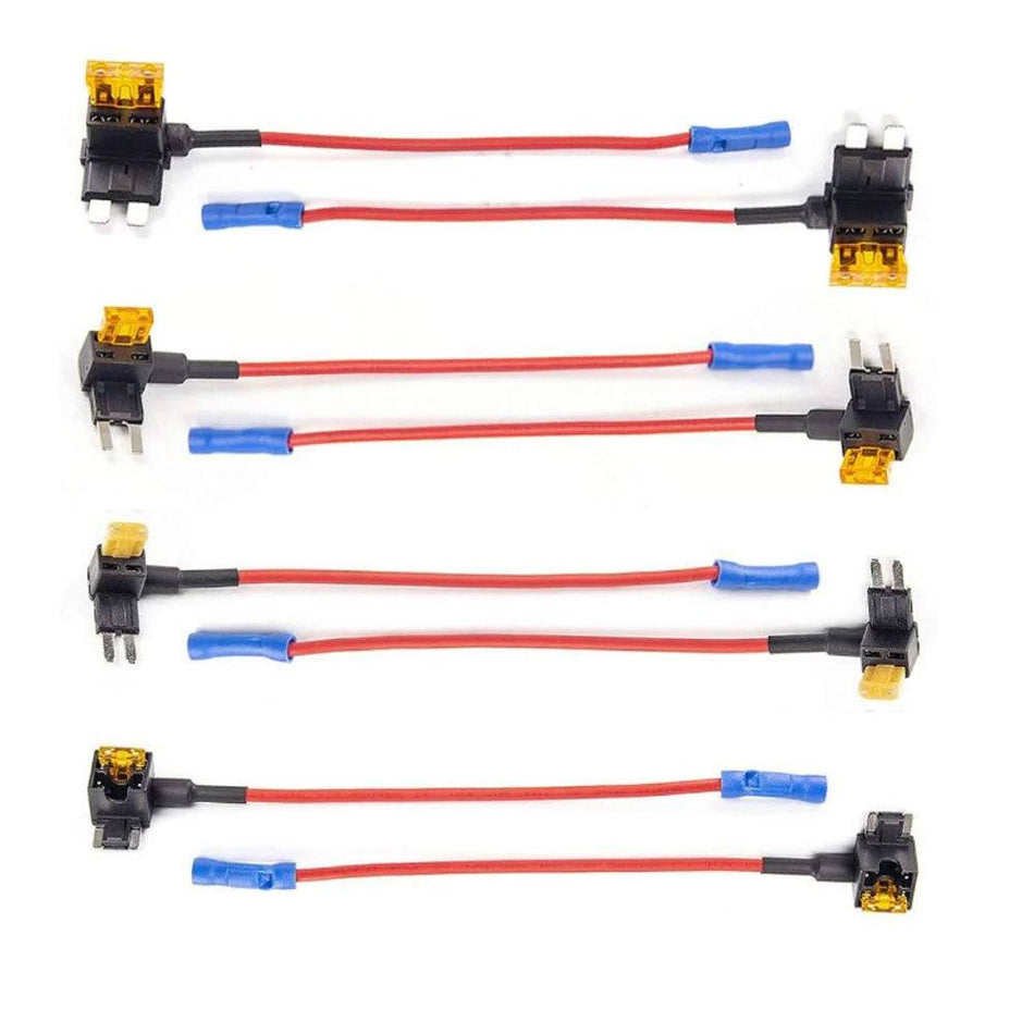 VIOFO 4PCS*2 Packs Circuit Fuse Tap with ATO, Mini, Micro2, Mini Low Profile Adapter Holder