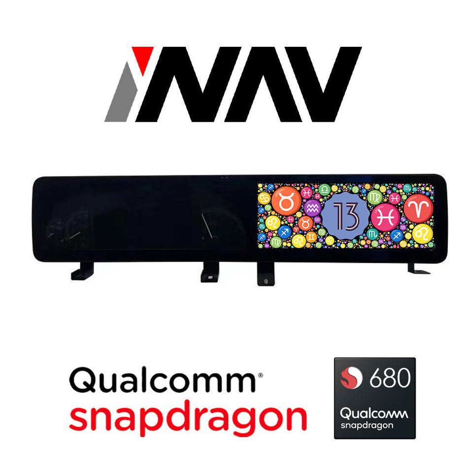 (PRO) 2007 - 2013 Mercedes Benz S / CL Class Original OEM FIT ANDROID DIGITAL INSTRUMENT / INFOTAINMENT PANEL | GPS | WIFI | BT | A2DP | USB MULTIMEDIA | Built-in Apple CarPlay Android Auto Mercedes Android Screen