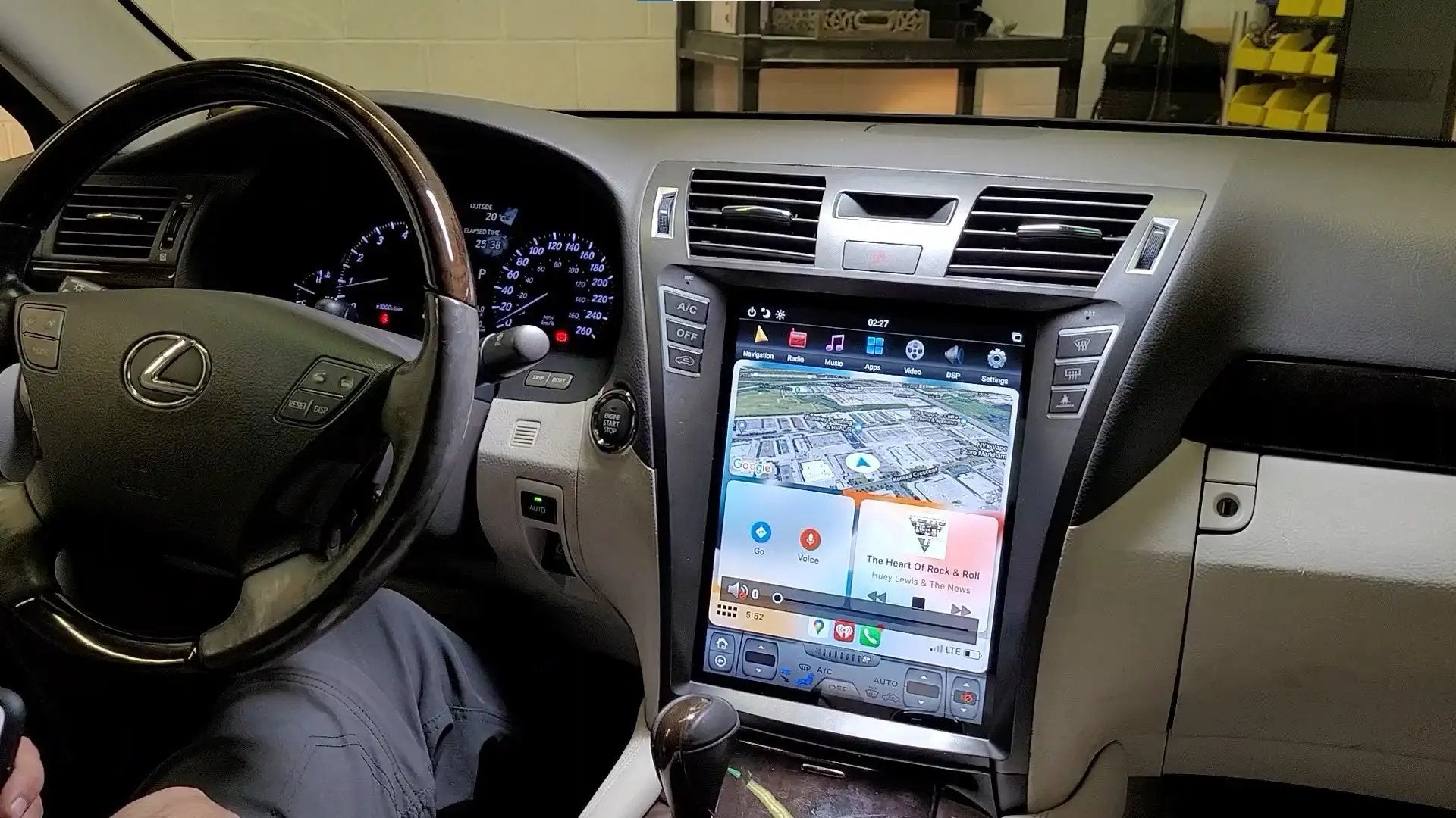 Lexus Android Screen Tesla Style Replacement (2006 - 2012) Lexus LS ...