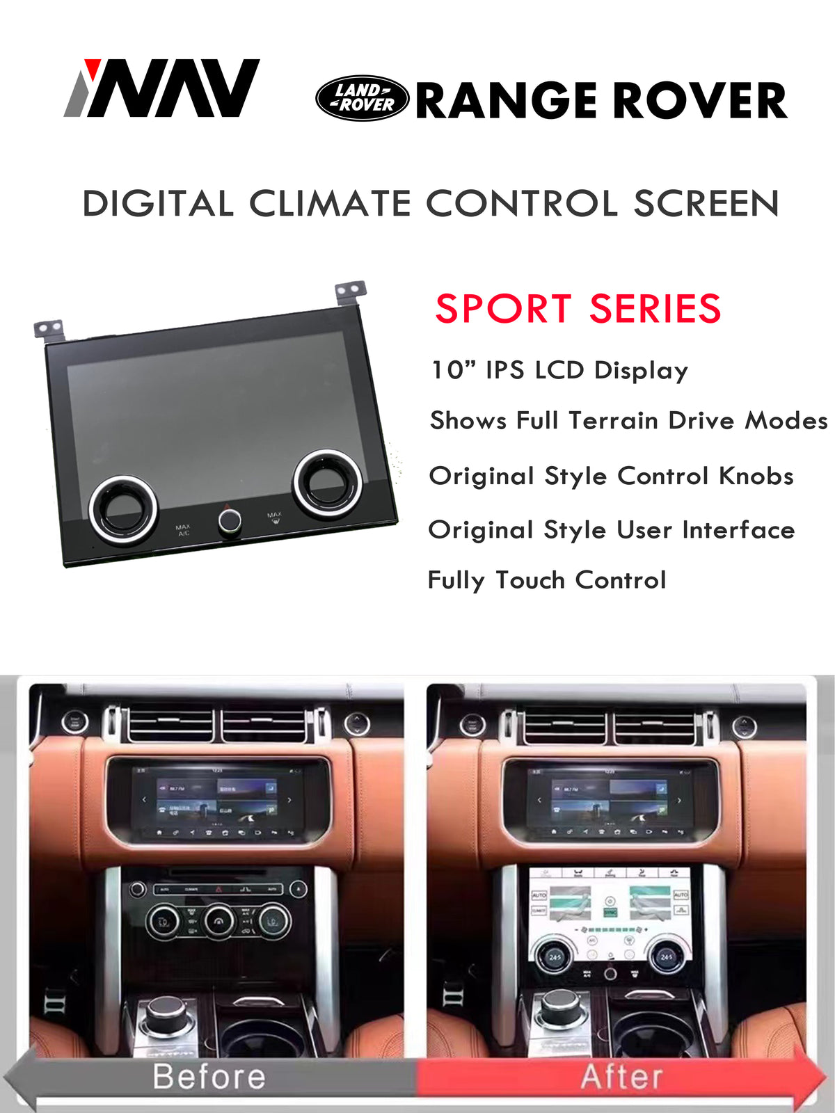 Vogue Digital Climate Control unit for (2013 - 2017) Range Rover Vogue ...