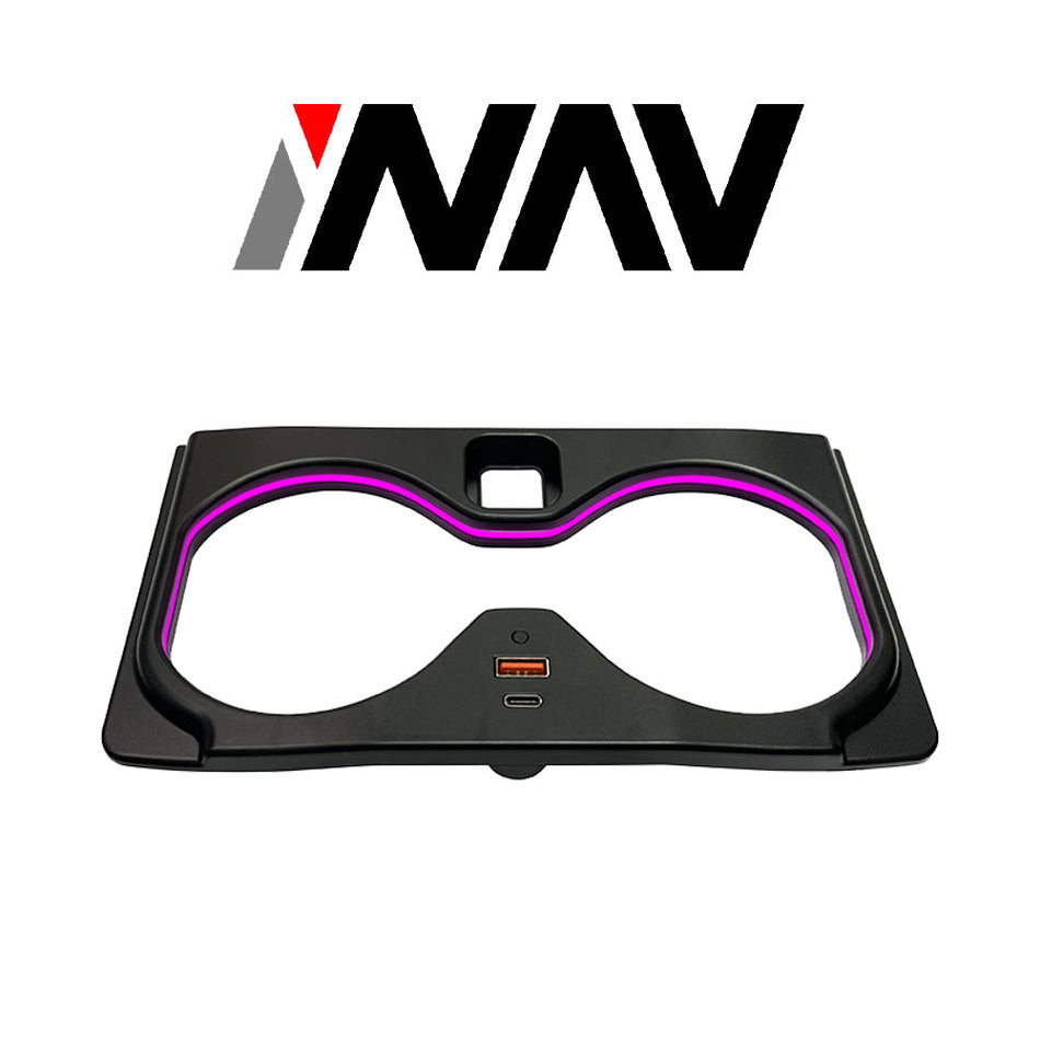 BMW X5 / X6 / X7 - Cup Holder with Ambient Light