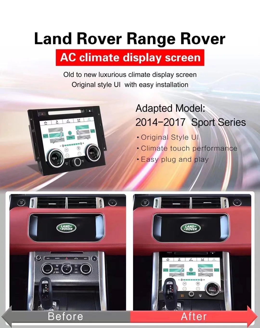 Sport Digital Climate Control unit for (2014 - 2017) Range Rover Sport ...