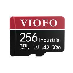 VIOFO 256GB INDUSTRIAL GRADE MICROSD CARD, U3 A2 V30 HIGH SPEED MEMORY CARD WITH ADAPTER, SUPPORT ULTRA HD 4K VIDEO RECORDING
